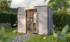 Garden Shed Composite in Light Grey
