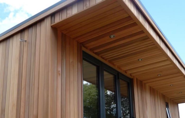 Garden Room With Lit Canopy