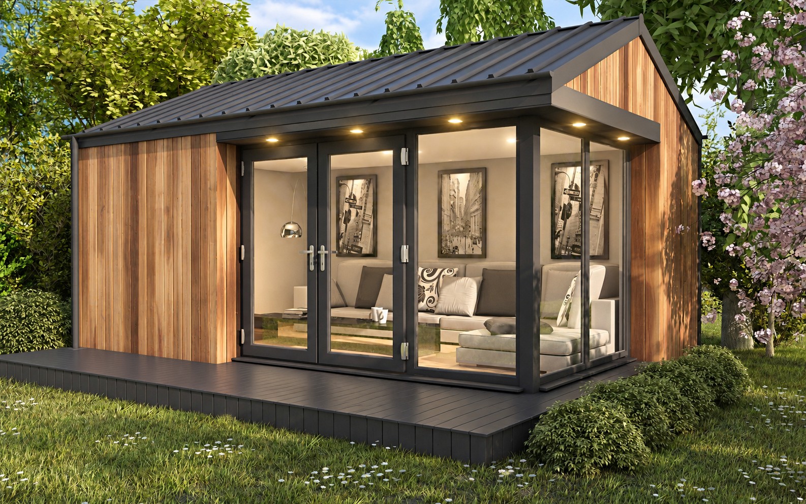 Garden Lodge Cube Contemporary